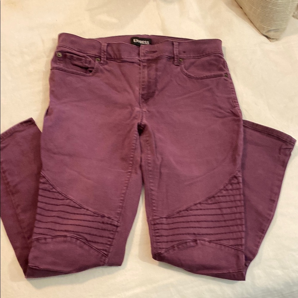 Express Women's Purple Jeggings
